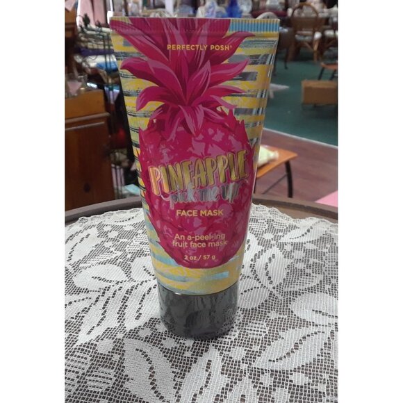 Perfectly Posh Pineapple Pick Me Up Face Mask Tropical Scent - Picture 1 of 3